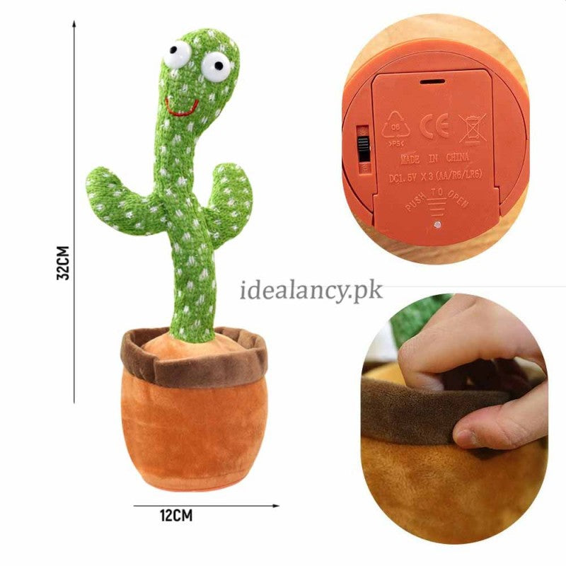 Talking Dancing Cactus Toy For Kids