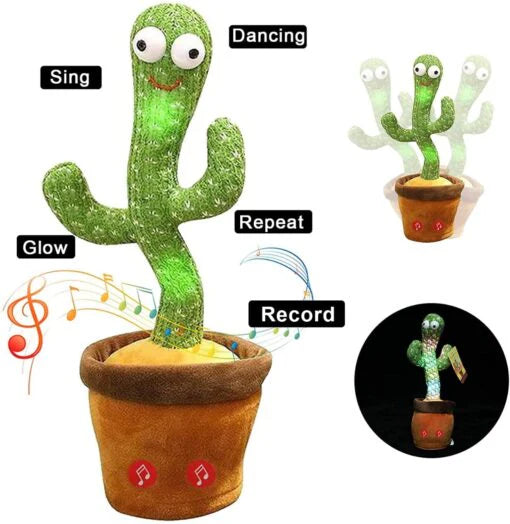 Talking Dancing Cactus Toy For Kids