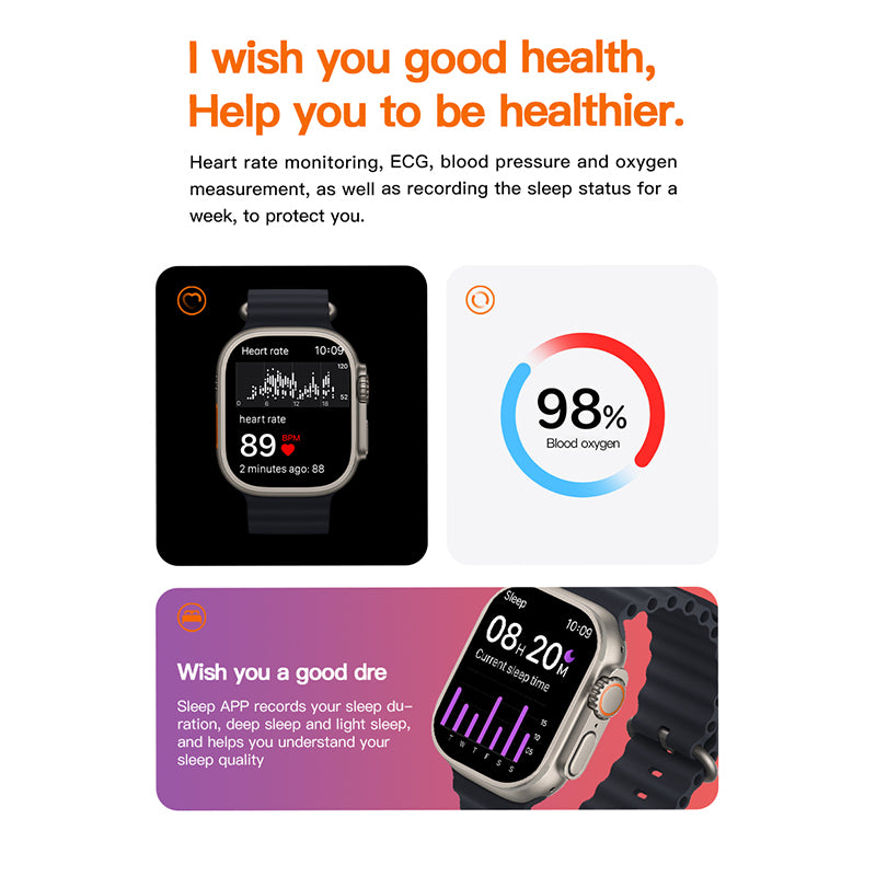 T800 Ultra Smartwatch 1.99 inch Display