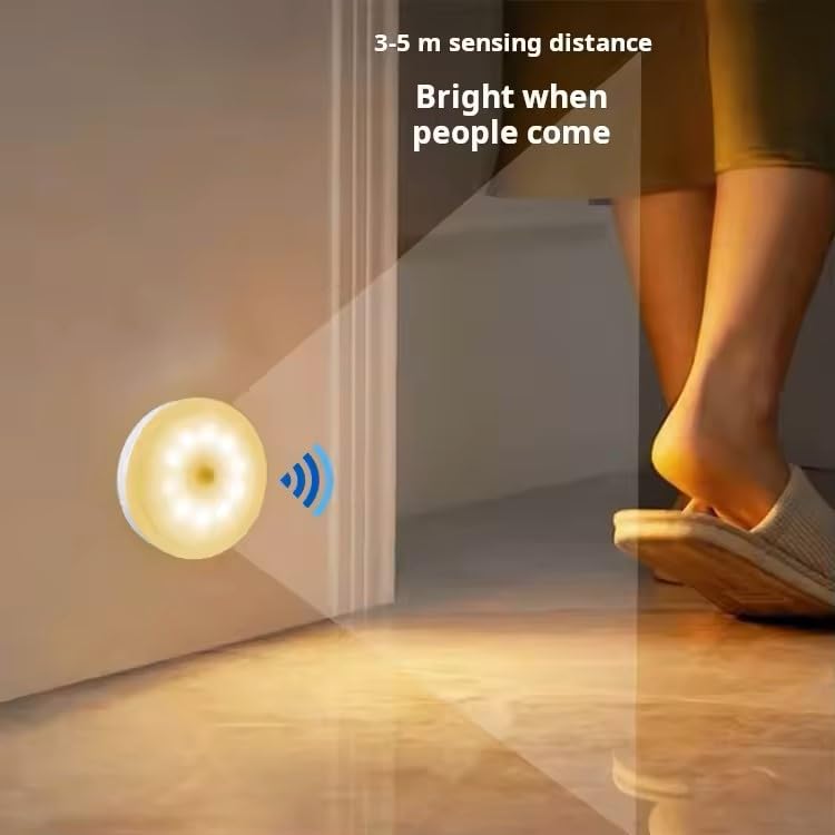 Rechargeable Motion Sensor LED Night Light with USB Charging
