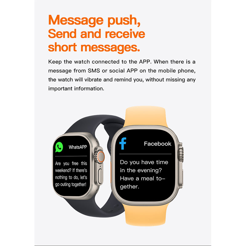 T800 Ultra Smartwatch 1.99 inch Display