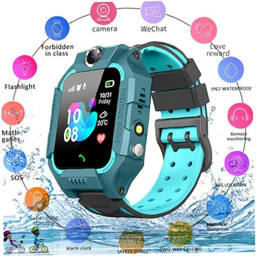 Kids Smartwatch with GPS, Camera, SOS, Waterproof, Two-Way Calling & Learning Games