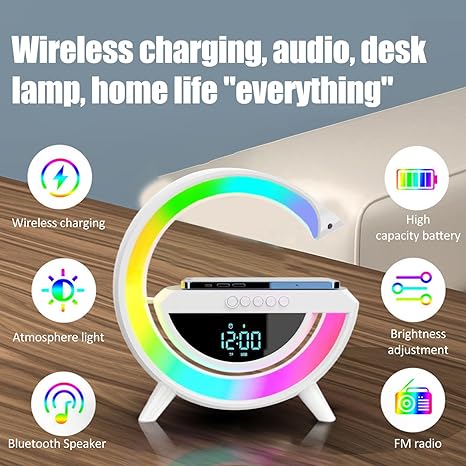 Multifunctional Wireless Speaker with Ambient Lights🌟🔊