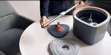 🌀 Spinning Mop with Bucket – Advanced Cleaning, Unique Design!