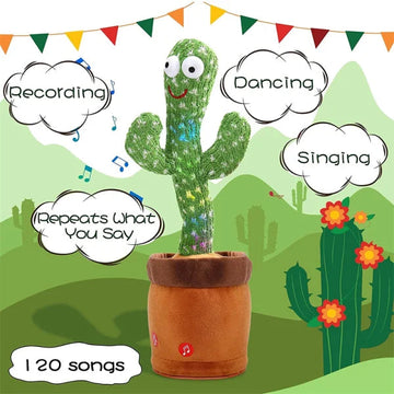 Talking Dancing Cactus Toy For Kids