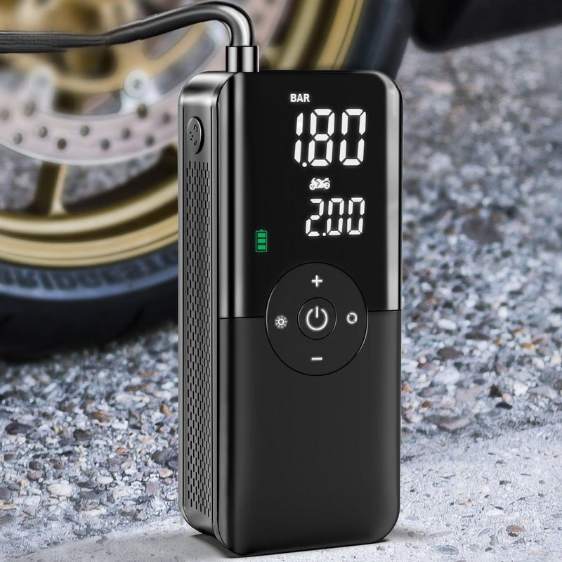 Portable Wireless Air Compressor Pump – For Car, Bike, Motorcycle & Balls