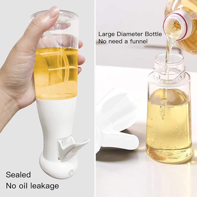 Refillable oil spray bottle for healthy, mess-free cooking